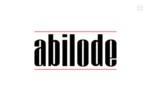 Abilode: The Futuristic Display Font for Modern Design