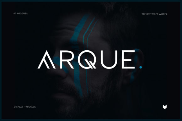 Arque: A Geometric Display Font for Modern Design