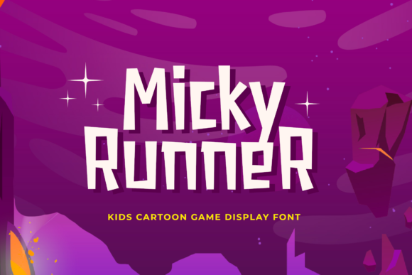 Micky Runner: The Playful Display Font for Creative Projects