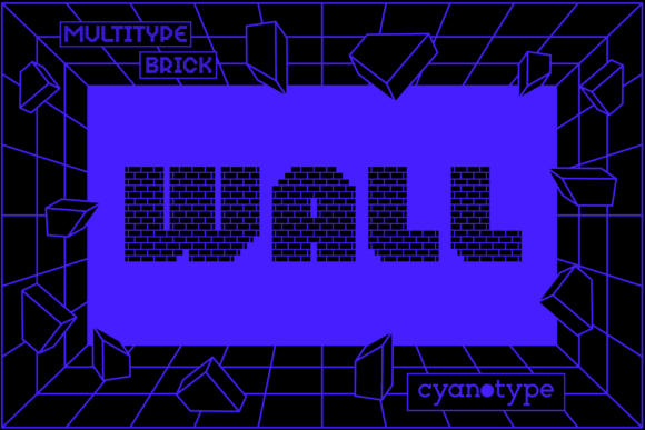 MultiType Brick Wall: Adding Distinctive Pixelated Character to Modern Designs