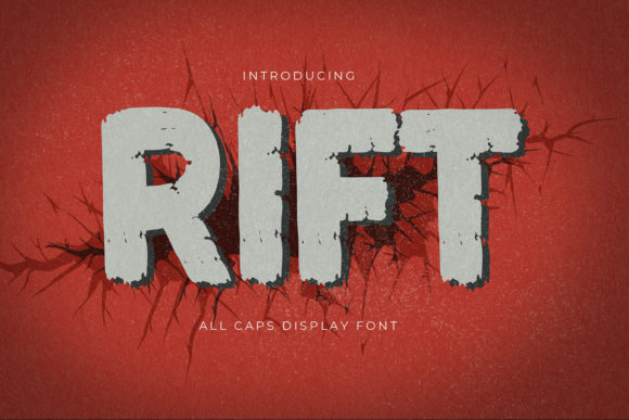 Rift: A Vintage Display Font for Modern Branding