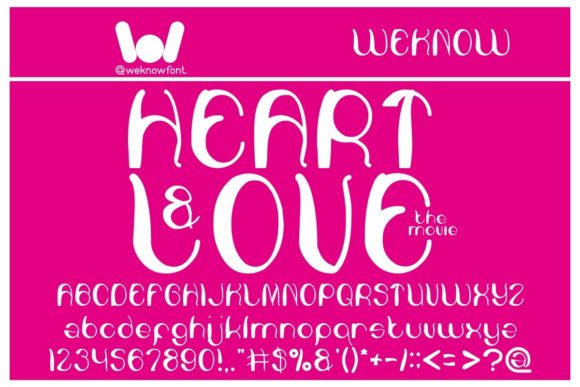 The Whimsical Charm of Heart and Love: A Designer’s Guide to Joyful Typography