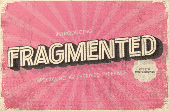 Unleashing Creativity: Why Fragmented is the Bold Display Font Your Projects Need
